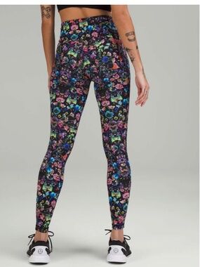 Lululemon Swift Speed High-Rise Tight 28" Flowerscope Black Multi SZ10